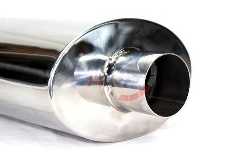 Tlumič výfuku ProRacing - 57mm / 76mm / délka 300mm - nerez