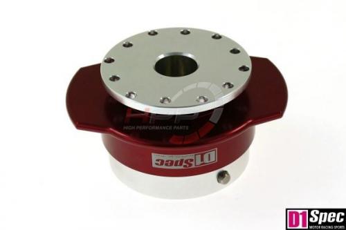 Nába na volant rychloupínací univerzální D1 Spec - červená