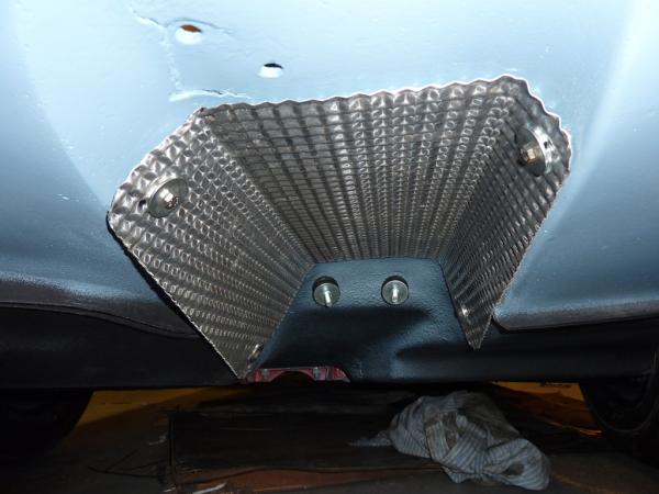 Tepelný štít z hliníku ProRacing - 30 x 50cm