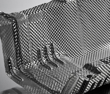 Tepelný štít z hliníku ProRacing - 30 x 50cm