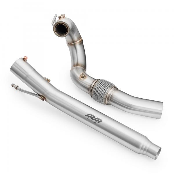 Downpipe s náhradou DPF RM Motors Škoda Superb II 3T FWD 1.6/2.0 TDI CR 105/140/170PS (08-15)