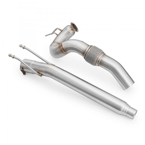 Downpipe s náhradou DPF RM Motors Škoda Superb II 3T FWD 1.6/2.0 TDI CR 105/140/170PS (08-15)