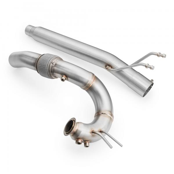 Downpipe s náhradou DPF RM Motors Škoda Superb II 3T FWD 1.6/2.0 TDI CR 105/140/170PS (08-15)