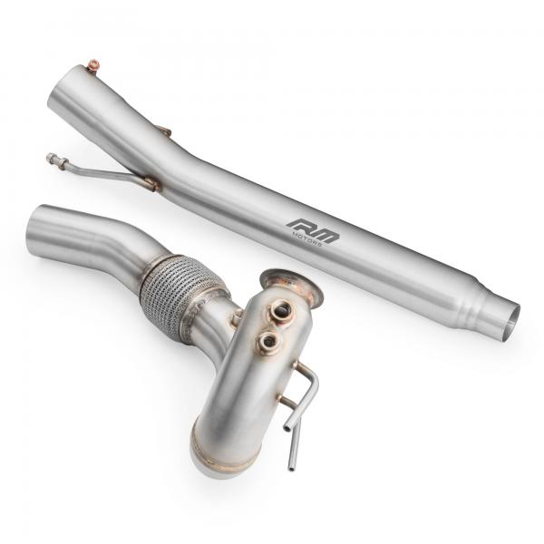 Downpipe s náhradou DPF RM Motors Škoda Superb II 3T FWD 1.6/2.0 TDI CR 105/140/170PS (08-15)