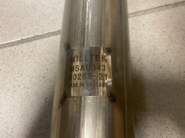 Spojovací trubka k downpipe Milltek Sport VAG 2.0 TFSI MSAU343 - catback výfuk Milltek
