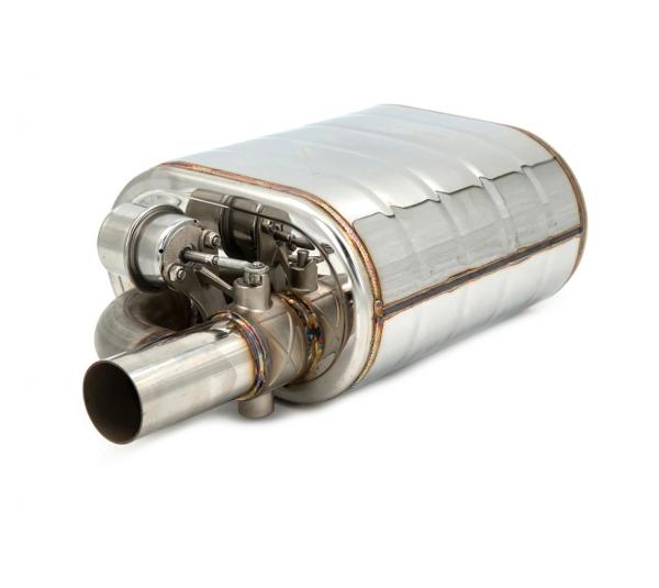 Koncové tlumiče výfuku s výfukovou klapkou ProRacing - nerez - 70mm - pravý a levý (OBD)