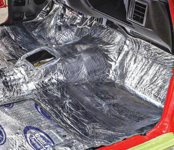 Ohnivzdorný tlumící koberec Thermotec (Thermo guard FR) 1,2 x 1,8m - jednostranný - samolepící