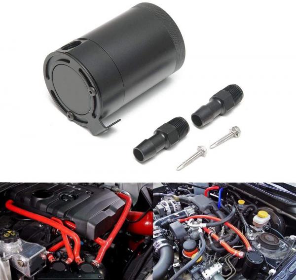 Oil catch tank - 2x vývod - objem 0,3l