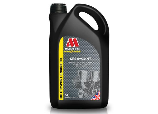 Závodní motorový olej Millers Oils Nanodrive Motorsport CFS 0w30 NT+ - 5l - plně syntetický motorový olej, triesterová technologie