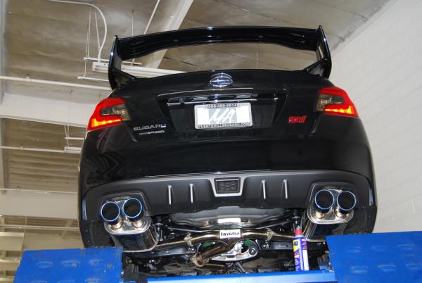Catback výfuk Invidia typ Q300 pro Subaru Impreza GK/GT WRX/STi (16-) - homologace (titan look koncovky)