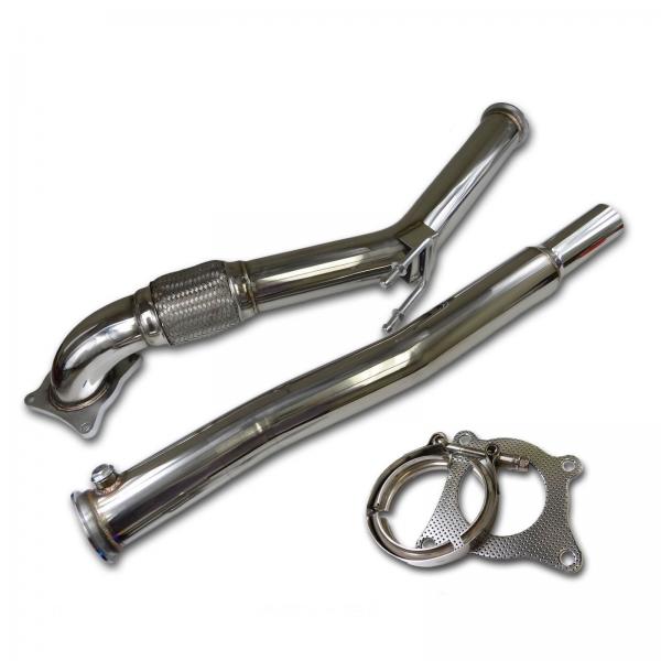 Downpipe s náhradou katalyzátoru Jap Parts Seat Toledo 5P 2.0 TFSI (04-09)