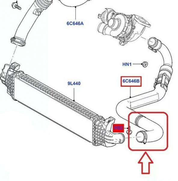 Hadicový kit Jap Parts Volvo C30 / C70 / S40 / V50 2.0D (04-10)