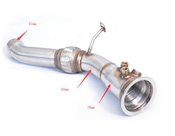 Downpipe s náhradou DPF MHM Tuning BMW X3 E83 / X5 E70 / X6 E71/E72 3.0sd/35dX 286PS M57N2 (06-10)