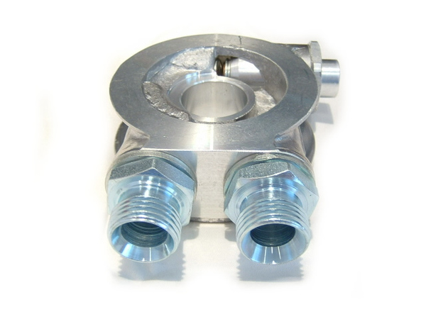 Adaptér pod olejový filtr Mocal 3/4-16UNF s termostatem - vývody D-10