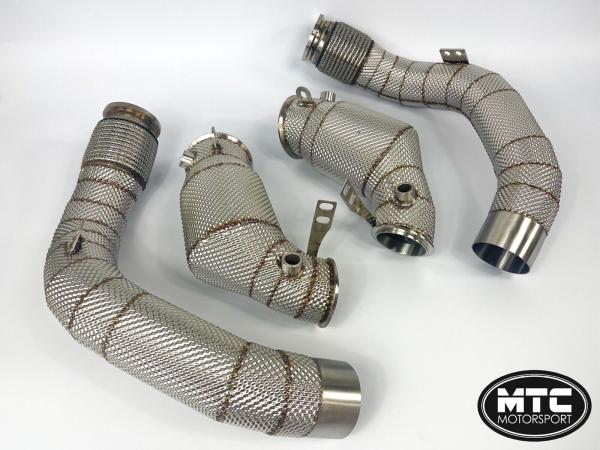 Downpipes se sportovními katalyzátory MTC Motorsport BMW 5-Series F90 M5 S63M (17-20)