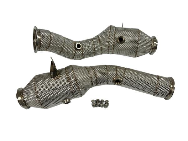 Downpipes se sportovními katalyzátory MTC Motorsport Mercedes E-Klasse W212 E400 vč. 4matic / E400 Hybrid M276 (13-16)