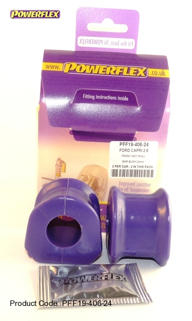 Silentbloky Powerflex TVR Griffith / Chimaera Front Anti Roll Bar Mount 24mm (10)