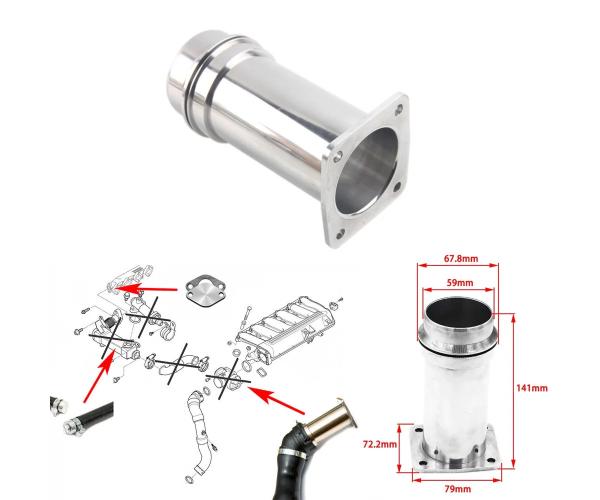 Kit na zaslepení EGR ventilu ProRacing BMW 3-Series E90 / E91 / E92 / E93 M47N2/M57N2 (04-09) - dlouhá verze
