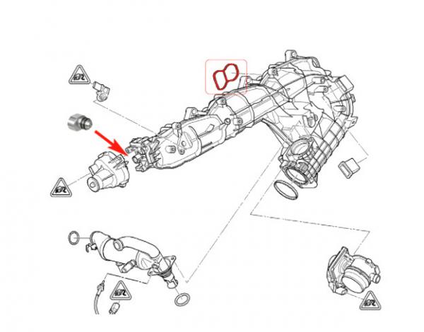 Kit ProRacing na odstranění vířivých klapek v sání (Runner Flap Delete kit) pro BMW F07 GT / F10 / F11 525d/530d/535d/xd N57