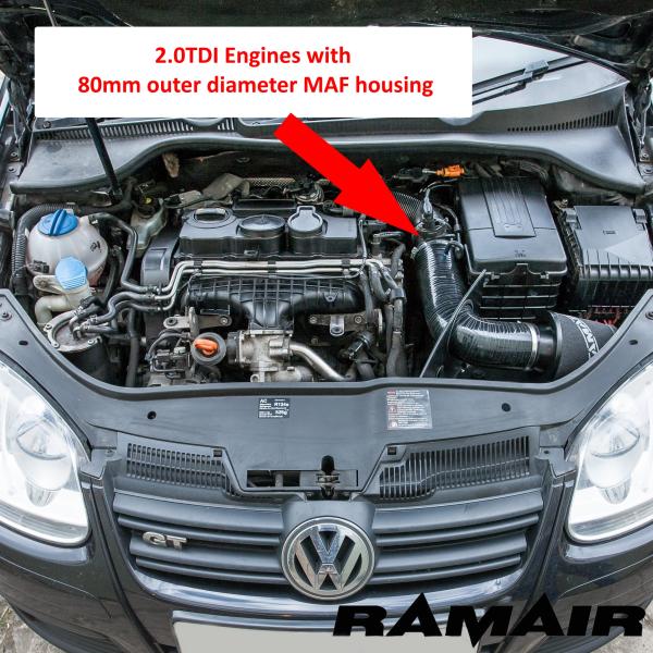 Sportovní kit sání Ramair Jet Stream na VW Passat B6 3C vč. CC 2.0 TDi (05-11)