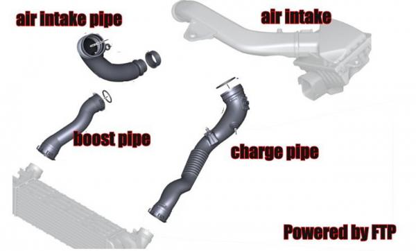 Turbo Inlet Pipe FTP Motorsport BMW 3-Series F30 / F31 / 4-Series F32 / F33 / F36 335i/435i N55 (11-)