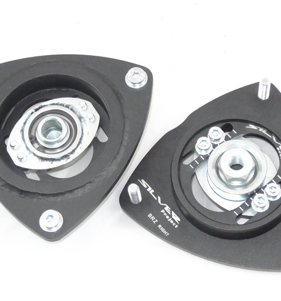 Přední horní uložení tlumičů (Pillowball Top Mounts) Silver Project Toyota GT86 - verze pro sériový podvozek