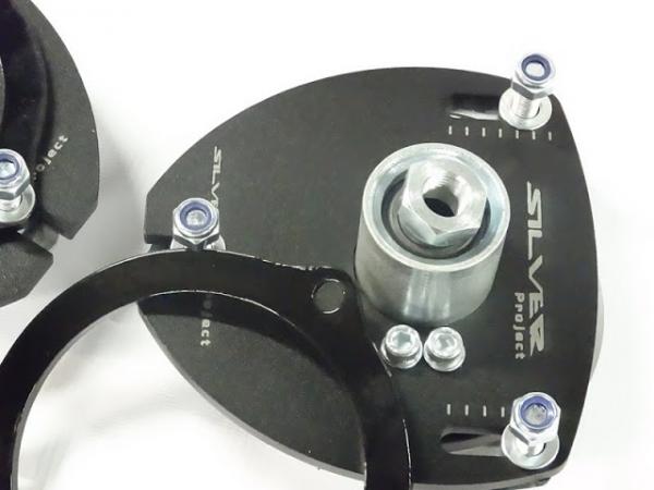Přední horní uložení tlumičů (Pillowball Top Mounts) Silver Project Škoda Octavia II 1Z / Superb II 3T / Yeti 5L