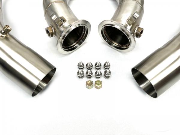 Downpipes s náhradami OPF/GPF filtrů MTC Motorsport BMW X5M F95 / X6M F96 4.4T S63 (19-20)