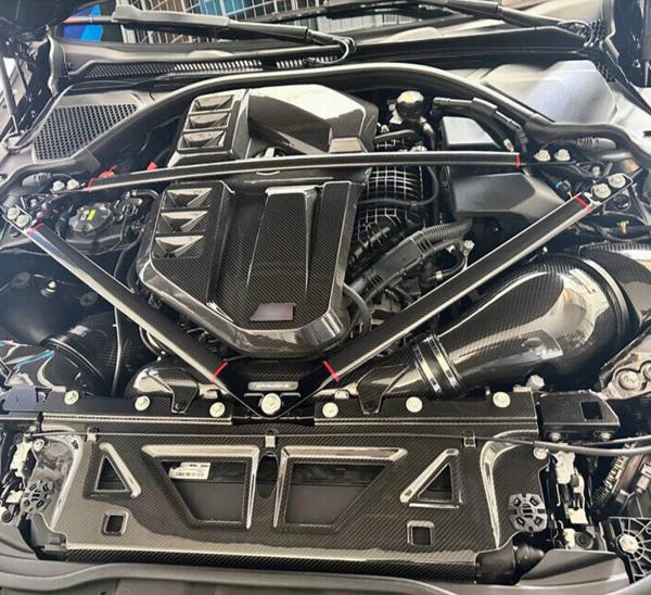 Karbonový kryt chladící stěny Pro Sport BMW G87 M2 G80 / G81 M3 / G82 / G83 M4 S58 (20-)