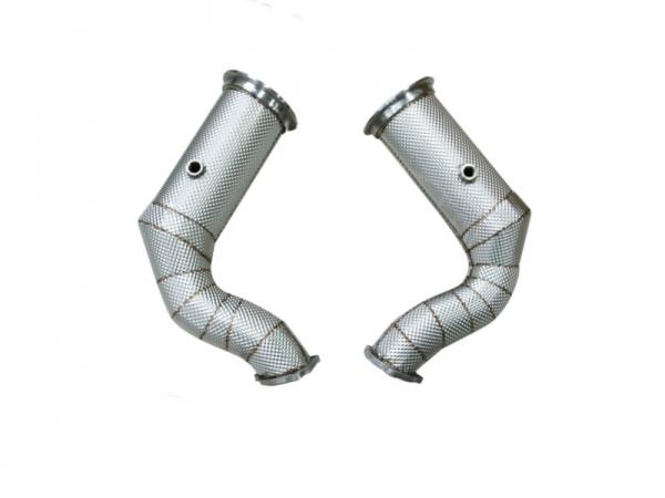 Downpipes s náhradami katalyzátorů ProRacing Porsche Cayenne Turbo S E-Hybrid 4.0 Twin-turbo V8 EA825TT 680PS PHEV (19-23).