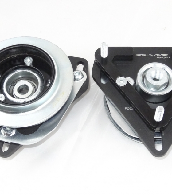 Přední horní uložení tlumičů (Pillowball Top Mounts) Silver Project Mazda 3 BK (03-09) - verze pro sériový podvozek