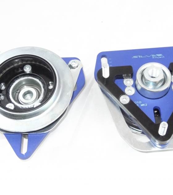 Přední horní uložení tlumičů (Pillowball Top Mounts) Silver Project Volvo C30 / S40 / S70 / V50 - verze pro sériový podvozek