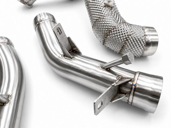 Downpipes s náhradami katalyzátorů a OPF/GPF a ProRacing Mercedes C-Klasse W205 C63 / C63S AMG 4.0 Turbo V8 OPF (15-)