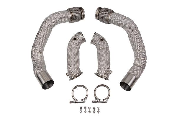 Downpipes s náhradami OPF/GPF filtrů TurboWorks BMW X5M F95 / X6M F96 4.4T S63 (19-23)