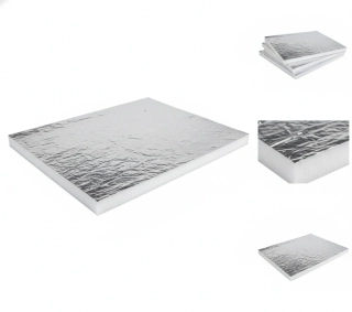 Protihluková tepelná akustická izolace s ALU fólií samolepící 10mm 50 x 50cm