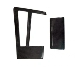 Kryt středové konzole Audi A6 / A7 / RS6 / RS7 C8 (20-) - lesklý karbon 4K1863 969C + 4K1864365C