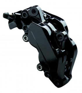 Sada Foliatec na brzdová prasátka (barva na brzdy) - černá lesklá (midnight black)