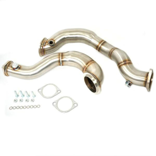 Downpipes s náhradami katalyzátorů 55Parts BMW E82 / E88 135i+1M / E90 / E91 / E92 / E93 335i/is / E89 Z4 335i N54 twin turbo xDrive