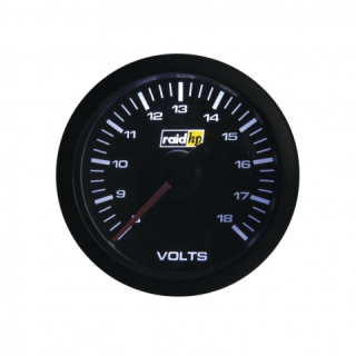 Přídavný budík Raid Sport - voltmetr