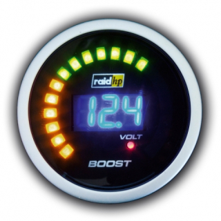 Raid Night flight digital - tlak turba + voltmetr