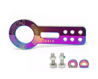 Přední odtahový hák (odtahové oko) Benen style - neo chrome