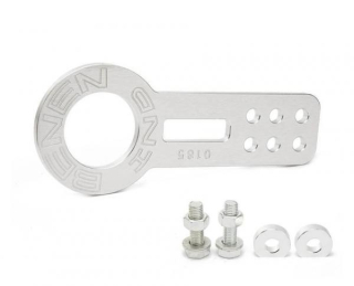 Přední odtahový hák (odtahové oko) Benen style - stříbrný