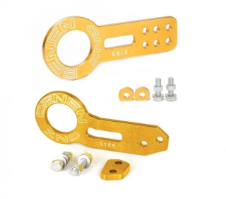 Přední a zadní odtahový hák (odtahové oko) Benen style - zlatý