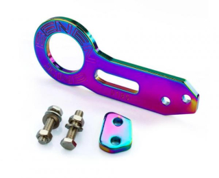 Zadní odtahový hák (odtahové oko) Benen style - neo chrome