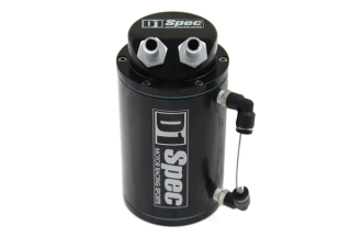 Oil catch tank D1 Spec - 2x vývod - objem 0,5l - černý