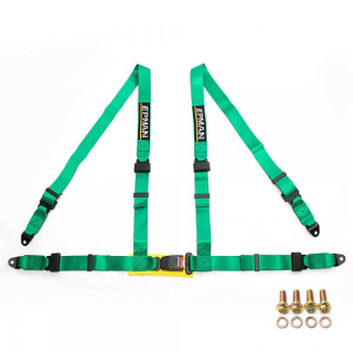 Bezpečnostní pás Epman 4-bodový zelený - 50mm
