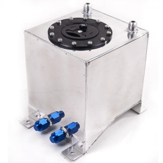 Závodní hliníková palivová nádrž 10l (racing fuel tank) se senzorem na ukazatel stavu paliva