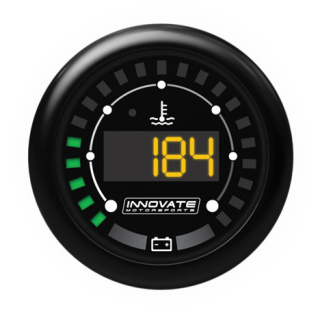 Přídavný budík Innovate Motorsports MTX-D - teplota vody + volmetr