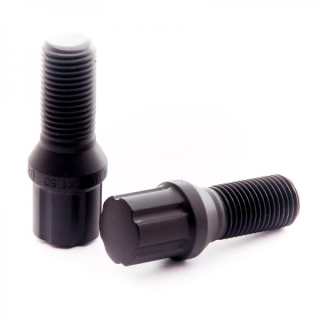 Sada kolových šroubů Japan Racing JB1 závit M14 x 1,25 - 28mm délka závitu - černé
