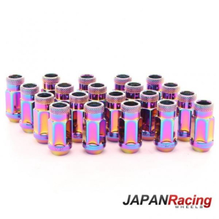 Kolové matice (štefty) Japan Racing JN1 závit M12 x 1.5 - neochrome (ocelové)